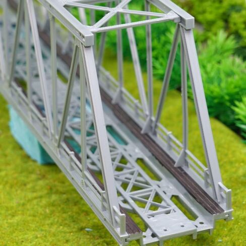 1:87 Model Railroad Lattice Bridge | Single-Ribbon, HO Scale Bridge, for Dioramas in Kuwait