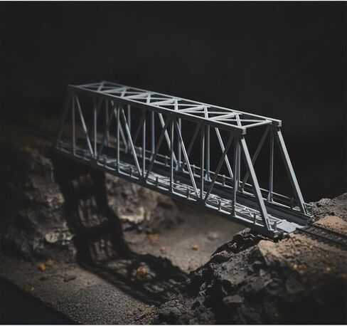 1:87 Model Railroad Lattice Bridge | Single-Ribbon, HO Scale Bridge, for Dioramas in Kuwait
