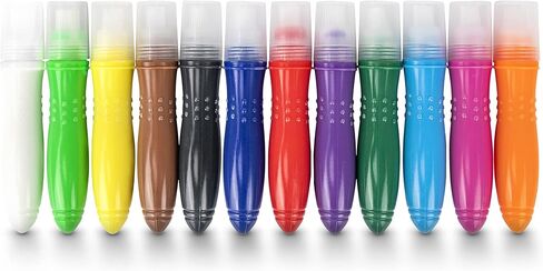 12 Squeezable Paint Brushes Classic Colors for Kids, Tempera Paint Brush, Assorted Fun Colors for Toddler, (24ml/0.8oz Each) in Saudi Arabia