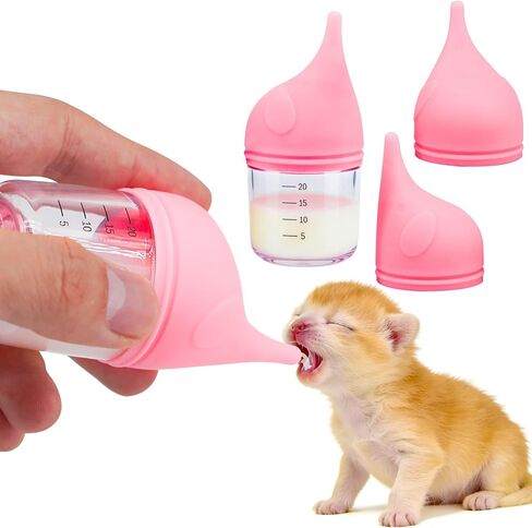 Puppy Bottles for Nursing，Kitten Bottles for Nursing，Pet Feeding Bottle，(Cyan - 20ml) in Kuwait