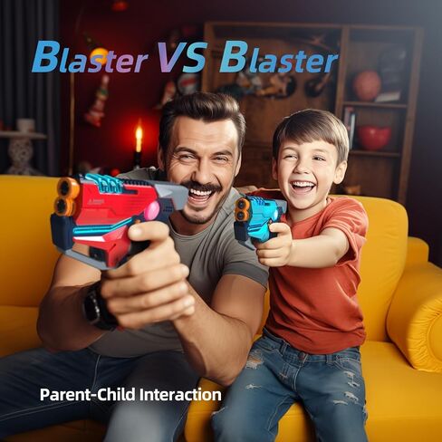 Laser Tag Set of 2, Lazer Tag Game with LED Score Display Vests for Kids,Teens & Adults, Birthday Gift Toys for Kids Ages 8 9 10 11 12+Year Old Boy & Girls in Kuwait