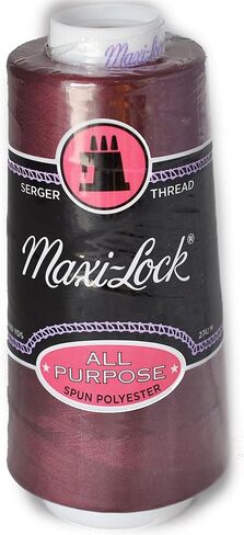 Maxi Lock All Purpose Thread Red Currant 3000 YD Cone MLT-057 in Saudi Arabia