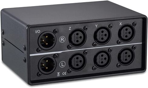 Nobsound 3-IN-1-OUT XLR Audio Switch ; Balanced Audio Converter ; 3-Way Stereo Passive Audio Selector Switcher (MC103 Pro 3-in) in Saudi Arabia