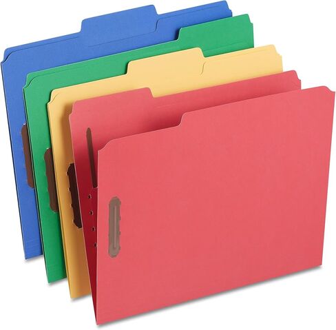 Staples Reinforced Fastener Folders, Letter, Manila, 50/Box in Kuwait