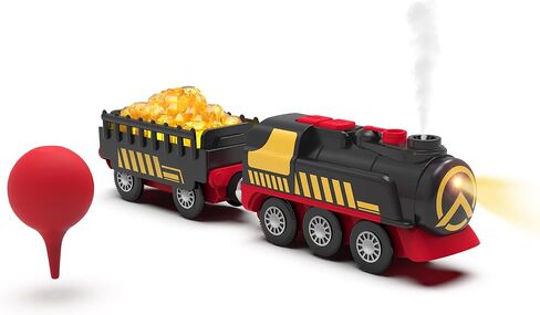Steam Train for Wooden Tracks – Battery Operated Train Set with Realistic Smoke, Lights & Sound, Motorized Toy Trains Compatible with Thomas & Friends, Brio, for Kids Ages 3-8 in Kuwait