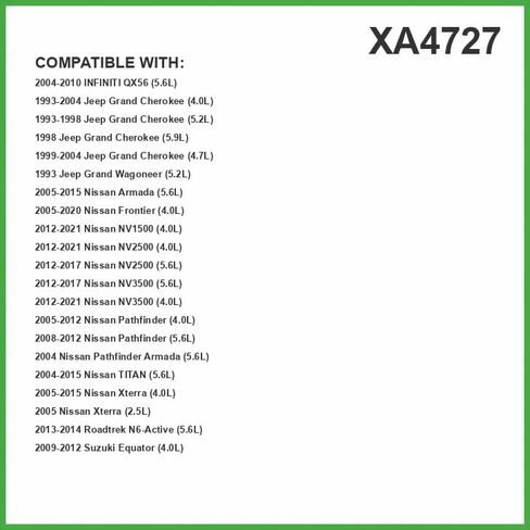 فلتر هواء محرك من ايكوجراد XA4727 لنيسان فرونتير 4.0 لتر 2005-2019، تيتان 5.6 لتر 2004-2015، باثفايندر 4.0 لتر 2005-2012، اكستيرا 4.0 لتر 2005-2015، ارمادا 5.6 لتر 2005-2015، NV2500 4.0 لتر 2012-2020 in Kuwait