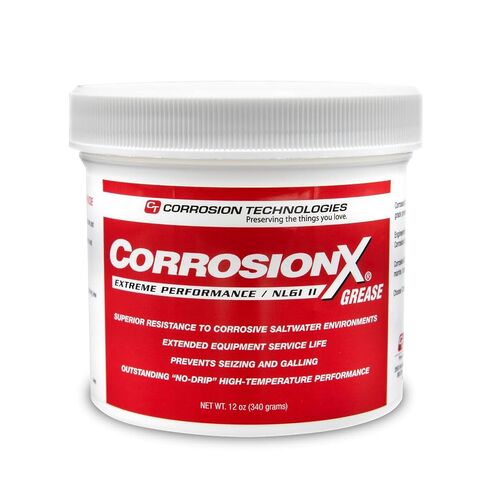 Corrosion Technologies CorrosionX Grease 96801 (15 oz Tube) – NLGI #2 Premium High-Performance Grease | Multi-Purpose Use/Marine Grade Strength | Extreme Pressure Rated in Kuwait