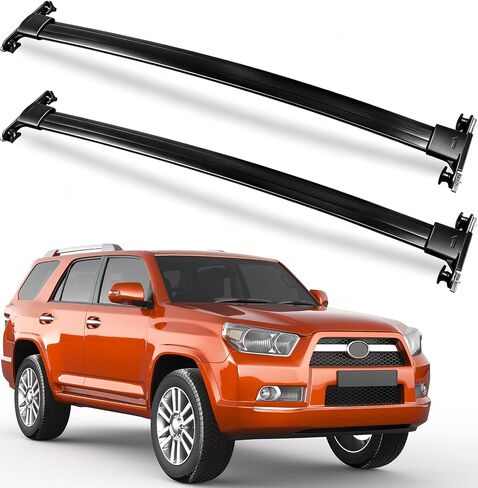 Roof Rack Cross Bars Compatible with Toyota 4Runner 2010-2024, Heavy Duty 220lb Aluminum Crossbars Rooftop Cargo Bag Kayak Bike Luggage Snowboard Skiboard Carrier in Kuwait
