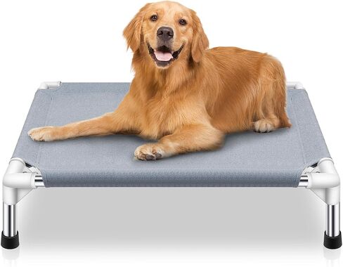 Elevated Dog Bed, Raised Outdoor Dog Bed for Medium Dogs, Portable Pet Cots in Saudi Arabia