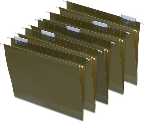 Staples Box Bottom Hanging File Folder, 2" Expansion, Letter Size, Standard Green, 50/Carton (St117515/Tr11vs) in Kuwait