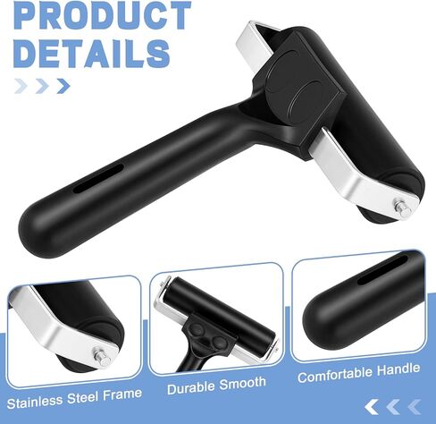 DERTE 6 Pack 4 Inch Rubber Brayer Roller Hard Rubber Rollers in Saudi Arabia