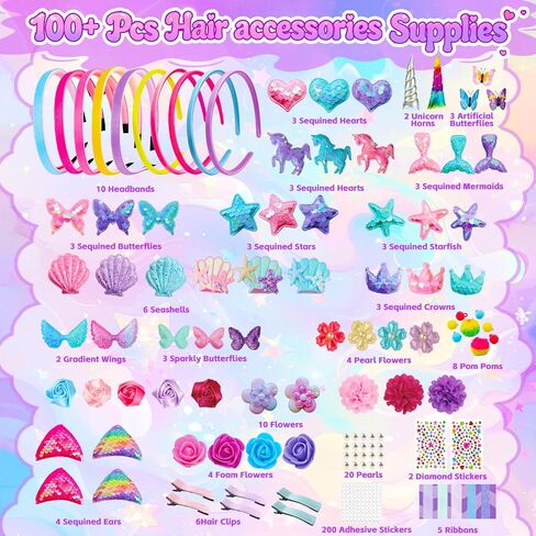X Hot Popcorn DIY Headband Making Kit Make Your Own Fashion Headbands Arts and Crafts Kit in Saudi Arabia