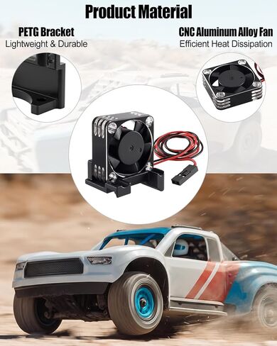 30mm Fan Mount Compatible with Arrma Mojave Grom BLX in Kuwait