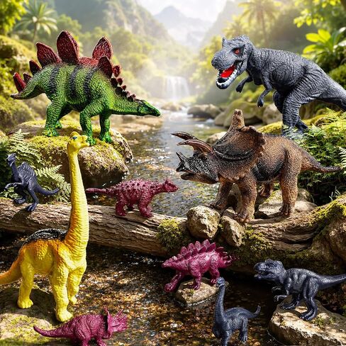 PEADUCK 24" Large Dinosaur Toys for Kids 3-5, Big Dinosaur with 10+ Belly Storage, Tyrannosaurus Dinosaur with Mist Spray, Light and Sound, Birthday Gifts for 3 4 5 6 7 8 Years Boys Girls in Kuwait