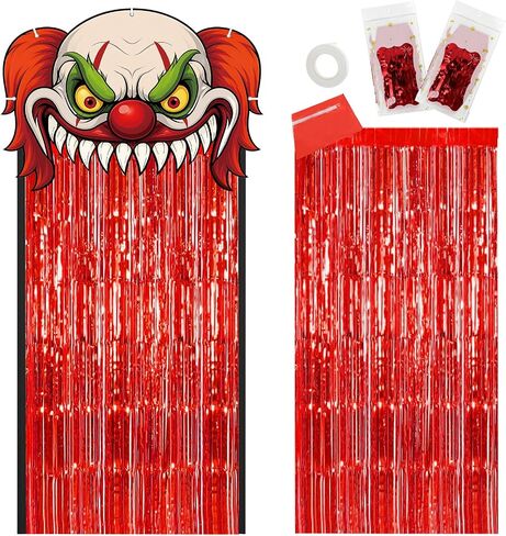 Halloween Door Decorations Banner-Scary Black Cat Trunk or Treat Door Cover in Saudi Arabia