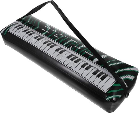 Toyvian Inflatable Electronic Keyboard Toy PVC Inflatable Party Props PVC Party Decorations Instrument Beach Photo Booth Props Instrument Supplies Guitar Child in Kuwait
