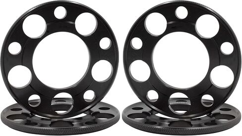 Wheel Accessories Parts 4 Pcs Hub Centric Billet Wheel Spacers 5mm Thickness 5 on 112mm Bolt Pattern (PCD) 66.56mm Vehicle & Wheel Hub Fits Mercedes & BMW in Kuwait