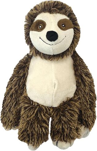 Multipet Bark Buddies Sloth Dog Plush Toy - Squeaky Dog Toy for All Dogs - Extra Soft Plush Dog Toy - Stuffed Animal Dog Toy for Cuddling & Playing - Cute Dog Pet Toy (10") in Saudi Arabia
