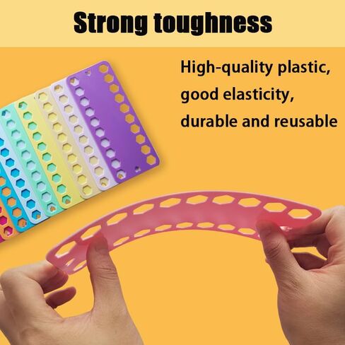 20PCS Embroidery Floss Organizer Set, 10 Color Plastic Floss Bobbins with 20-Hole Floss Cards & Labels, Cross Stitch Thread Storage for Craft DIY Embroidery in Saudi Arabia