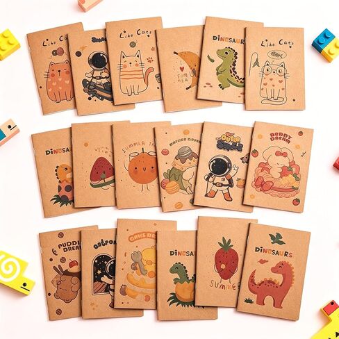JALEBRO 100Packs Mini Notebooks Bulk, Blank Paper Small Pocket Notebook Mini Sketchbooks Small Journal Memo Notepads For Prayer Notes, Gratitude Journal & Creative Writing - Inspirational Gift Set in Kuwait