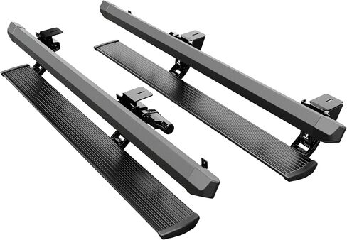 AMP Research PowerStep | 76255-01A | Fits 2022 - 2023 Chevrolet Silverado 1500 Double Cab/Crew Cab & GMC Sierra 1500 Double Cab/Crew Cab in Kuwait