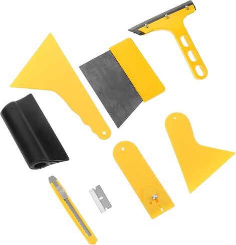 Outanaya Car Film Squeegee Tool Kit, Plastic Scrapers for Window Tinting in Kuwait