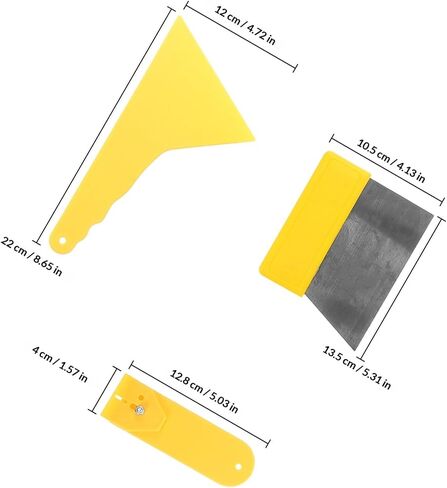 Outanaya Car Film Squeegee Tool Kit, Plastic Scrapers for Window Tinting in Kuwait