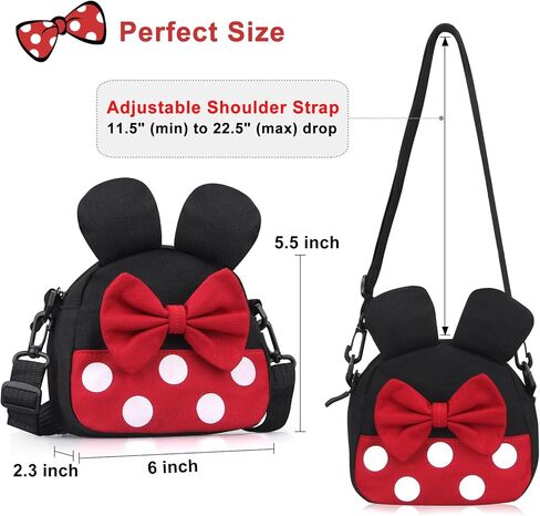 Cute Mini Mouse Crossbody Bag for Little Girls Mini Toddler Crossbody Purse Small Kids Shoulder Handbag Cross Body Bag in Kuwait