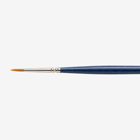 Escoda Chronos Series 3151 Artist Watercolor & Acrylic Paint Brush, Synthetic Toray Fiber & Red Sable Blend, Pointed Round, Size 2/0 in Kuwait