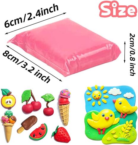 Xuyyicao 36 Colors Air Dry Clay,Magic Modeling Clay with Tools,Ultra Light DIY Modeling Clay for Kids,Children,DIY Crafts,Creative Art Crafts in Kuwait