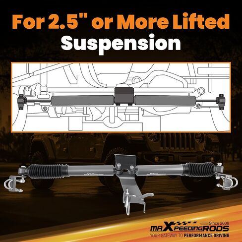 maXpeedingrods 2-8" for Ford F250 F350 Super Duty 4WD 1999-2004, Excursion 4WD 2000-2005, Lift Dual Steering Stabilizer in Kuwait