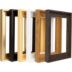 Canvas Floater Frames,Canvas Floating Frame,Floater Frame for Canvas,Floater Frames for Canvas Paintings,Canvas Picture Frame (11"x14",Gold) in Saudi Arabia