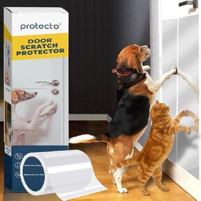 PROTECTO Door Protector from Dog Scratching w/Utility Knife - 1-Pack 60x8 in Kuwait