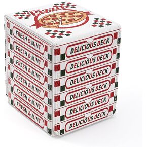 Venssu Pizza Box Themed MTG Deck Box for TMNT Cards in Kuwait