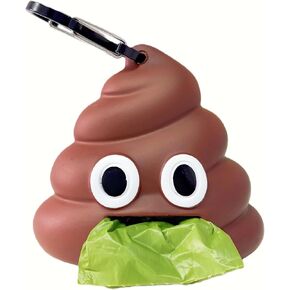 Dog Poop Bag Dispenser for Dog Leash, Poop Shape Sturdy Holder in Kuwait