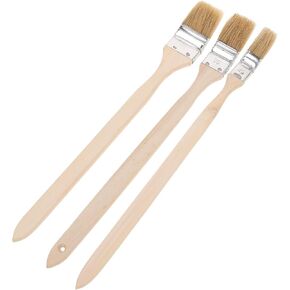 3pcs Angled Paint Brush with Long Handle, Reusable Soft Bristles in Saudi Arabia