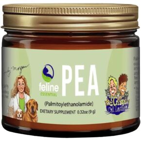 Feline Essentials | Dr. Judy’s Pea (Palmitoylethanolamide) for Cats | Hip & Joint, Comfort & Mobility, Overall Well-Being, & Immune Support | 9g in Kuwait