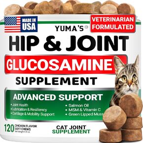 Cat Hip and Joint Health Supplement Chews – Advanced Glucosamine for Cats in Kuwait