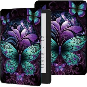 Case for All-New 6.8" Kindle Paperwhite 11th Generation 2021 and Kindle Paperwhite Signature Edition Slim Lightweight PU Leather Adjustable Stand Smart Cover with Auto Wake/Sleep,Library Bookshelf in Saudi Arabia