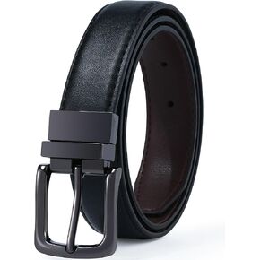 Kajeer Boy Belts for Kids Reversible Youth Toddler Adjustable Easy to Use PU Leather Belt for School Uniform Casual in Saudi Arabia