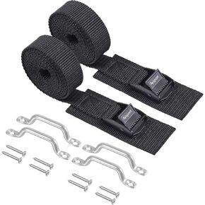 Ayaport Battery Tie Down Strap Battery Box Hold Down Kit 72", Cooler Tie Down Kit, with Stainless Steel Bracket & Screws Used for RV Battery, Yeti Cooler Accessories in Kuwait