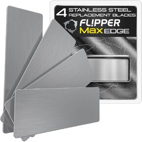Flipper Edge Max Algae Scraper Replacement Blades, Stainless Steel 4 Pack in Kuwait