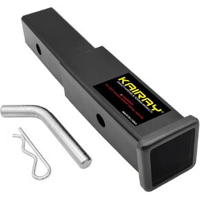 Trailer Hitch Extension, 2 Inch Receiver Tube Extender, 7 Inch Extension Length, with 5/8 Inch Hitch Pin and Clips, 3500 lbs GTW in Kuwait