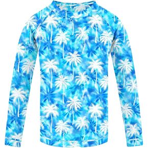 UNIFACO UPF 50+ Little Boys Long Sleeve Rash Guard Swim Shirt Premium Sun Shirt for 1-8 Years in Saudi Arabia