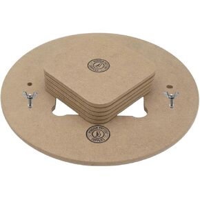 Penguin Pottery Bats 14 Inch Pottery Bat System with 5 Square Medex MDF Pottery Bats Inserts - Great for Saving Space - Increase Productivity for Mugs, Pots and Other Small Pieces in Kuwait