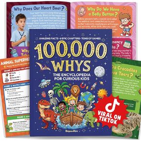 BRIGHTENKIDZ 100000 Whys Book for Kids, Full-Color Encyclopedia Ages 6–12 in Saudi Arabia