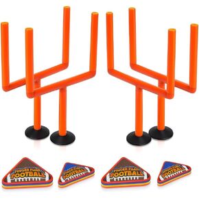 Gamie Finger Flick Football Games (Set of 2) with Posts and Foam Football Toys, Mini Games, Office Desk Toys Tabletop Game, Party Favors Gifts for Boys, Girls, and Adults in Saudi Arabia