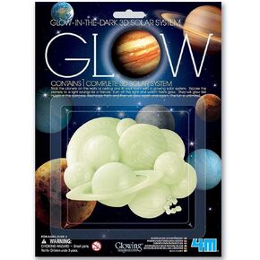4M Glow 3D Solar System - Glow-in-the-Dark Wall & Ceiling Planet Stick-Ons in Kuwait