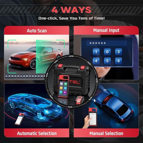 الماسح الضوئي Autel MaxiPRO MP808BT PRO Android 11 [تحديثات مجانية لمدة عامين]، ترميز ECU على مستوى الموزع لعام 2023، ترقية MS906BT MP808S MP808 MP808BT، ثنائي الاتجاه كامل، أكثر من 30 خدمة، تشخيص OE، FCA AutoAuth in Kuwait
