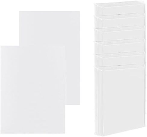 600CT MTG Card Sleeves, Katomula Clear Front Textured Back Card Sleeve Deck Card Protectors, Standard Size Card Sleeves for Sports Cards, Game Card in Saudi Arabia